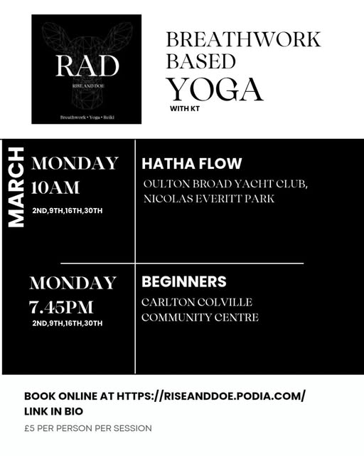 katies timetable for yoga